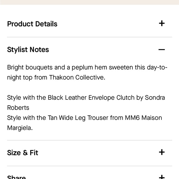 RENT THE RUNWAY Thakoon Collective Floral Peplum Button Front Blouse - Picture 5 of 12